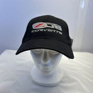 Corvette C6Z06 Ball Cap Hat KC GM Brand Adjustable Black New w/Tag